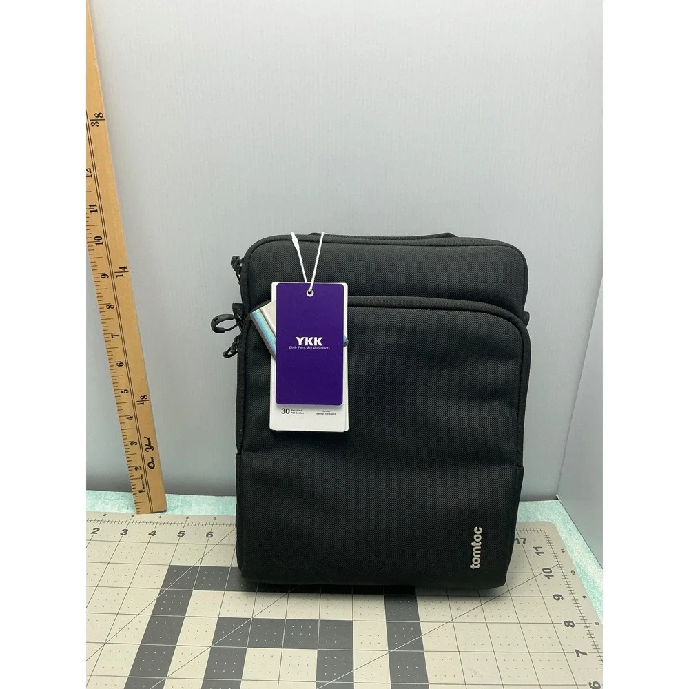 tomtoc DefenderACE 11‎ Inch iPad Case Shoulder Bag Black YKK Zippers NEW